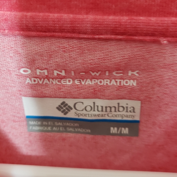 2/$15 Columbia Omni-wick T-shirt Size M - Picture 4 of 4